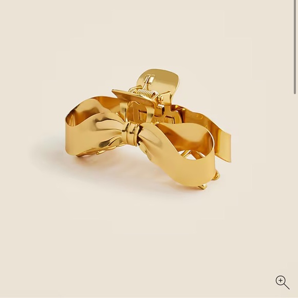 J. Crew Metallic Gold Hair Clip - Picture 1 of 1